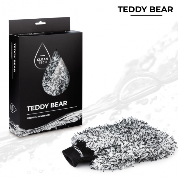 CleanTech Teddy Bear Premium Wash Mitt - Vaskehandske Microfiber